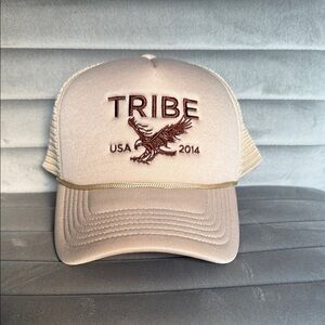 Tribe Kelley Foam Trucker Hat - Tan